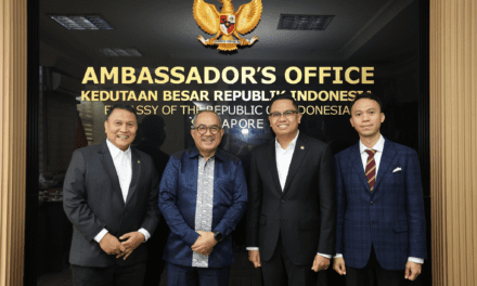 BKSAP DPR RI Leaders Visit Indonesian Embassy in Singapore