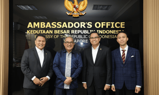 BKSAP DPR RI Leaders Visit Indonesian Embassy in Singapore