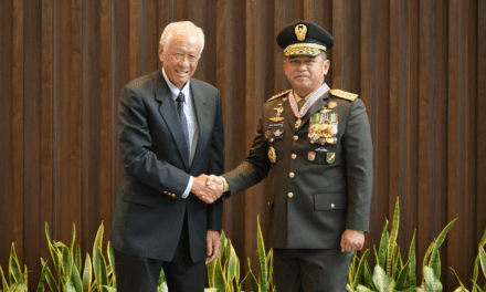 Indonesia’s Army Chief Honoured with Singapore’s Meritorious Service Medal