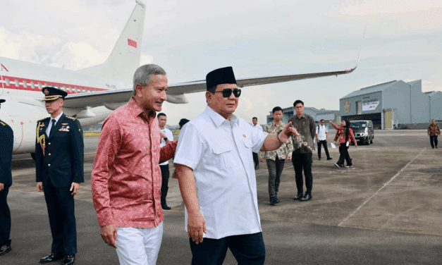 President Prabowo Arrived in Singapore for 2025 National Day Parade