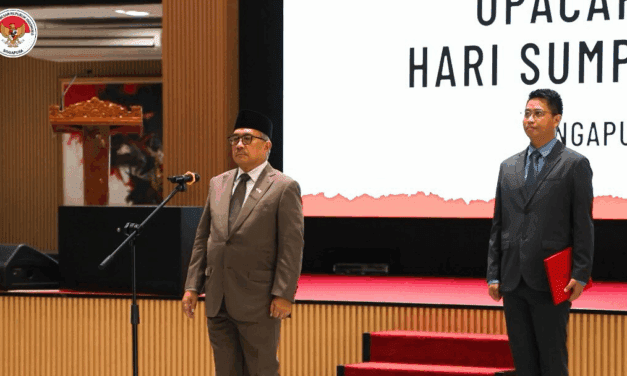 KBRI Singapore Commemorates 97th Youth Pledge Day