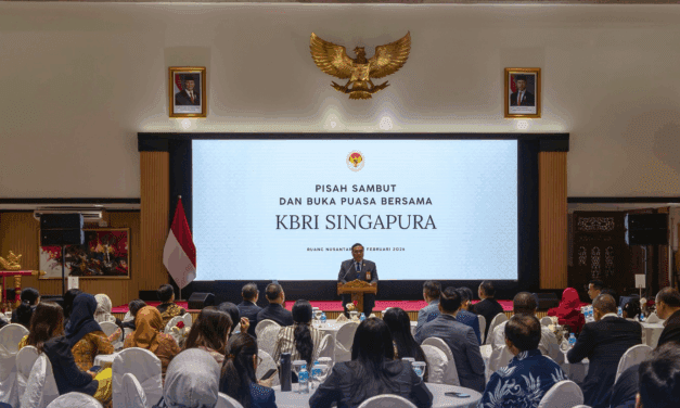 Indonesian Embassy in Singapore Hosts Farewell and Welcome Ceremony for Home Staff During Ramadan Iftar